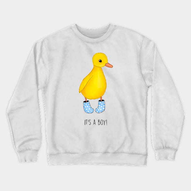 Chicky boy Crewneck Sweatshirt by Poppy and Mabel